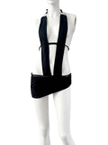 Asymmetric Strap Mini Dress