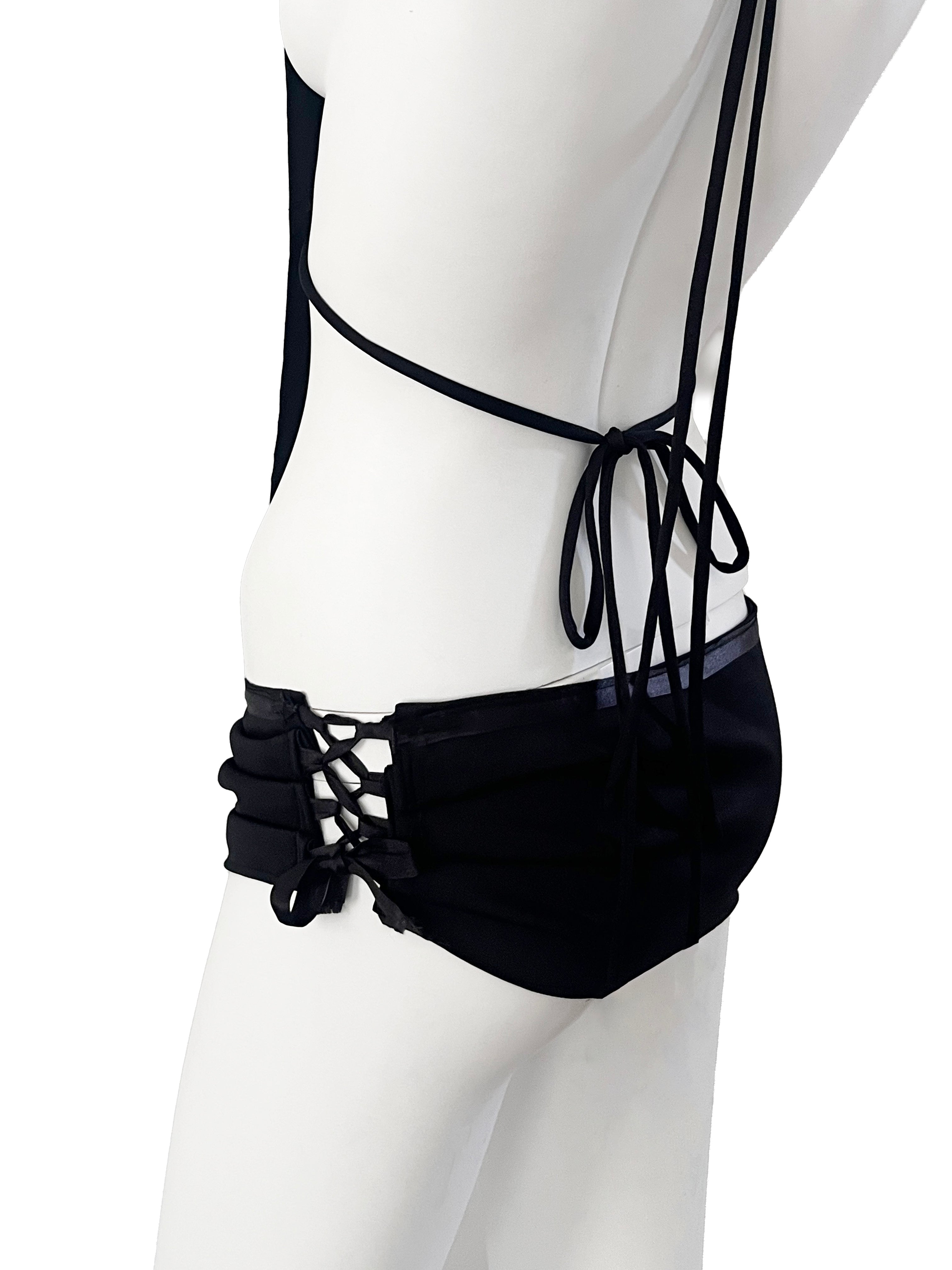 Asymmetric Strap Mini Dress