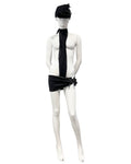 Vertical Fringe mini dress