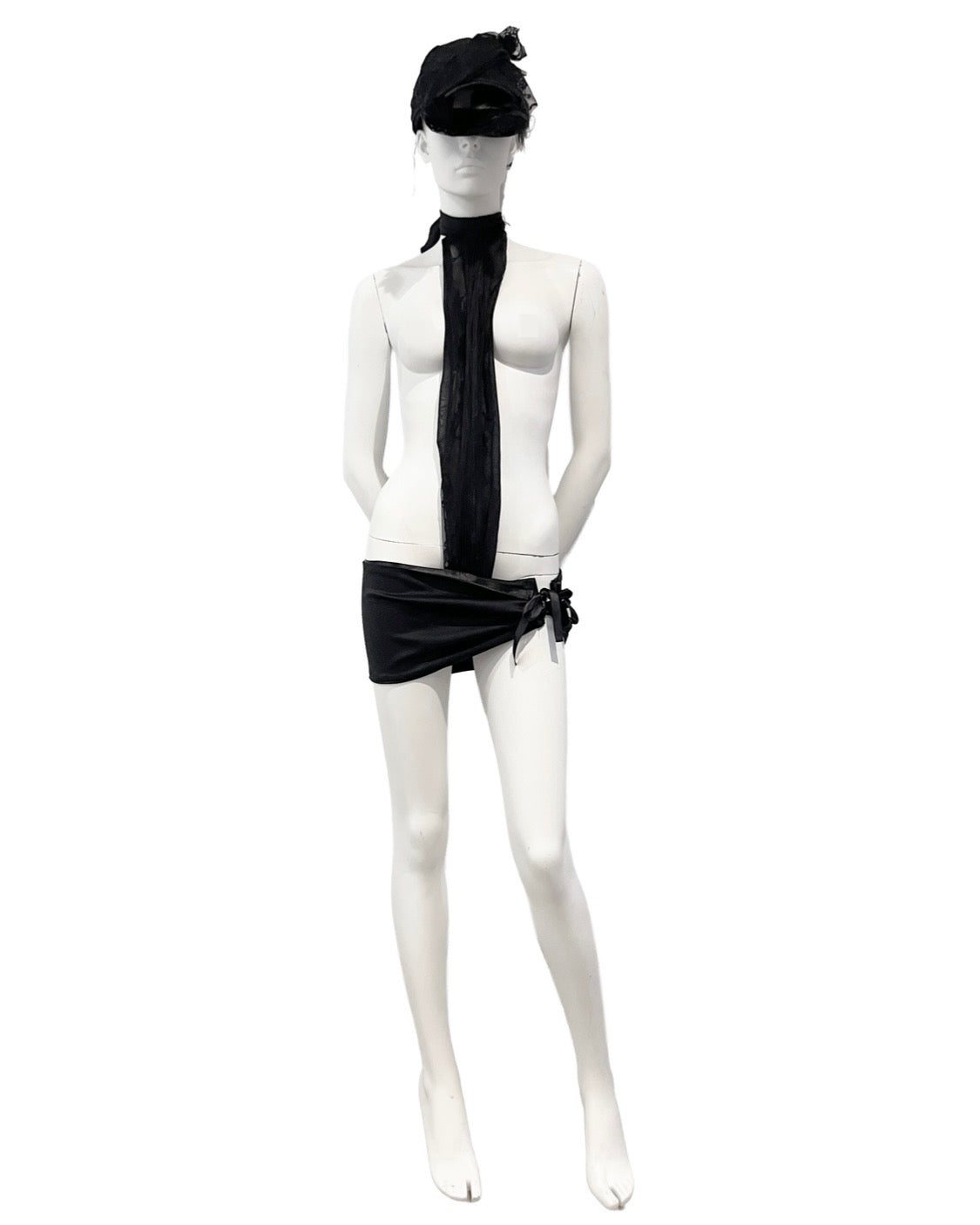 Vertical Fringe mini dress